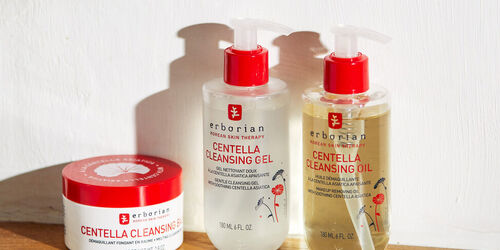 Evening skincare routine, step 1: cleanse gently